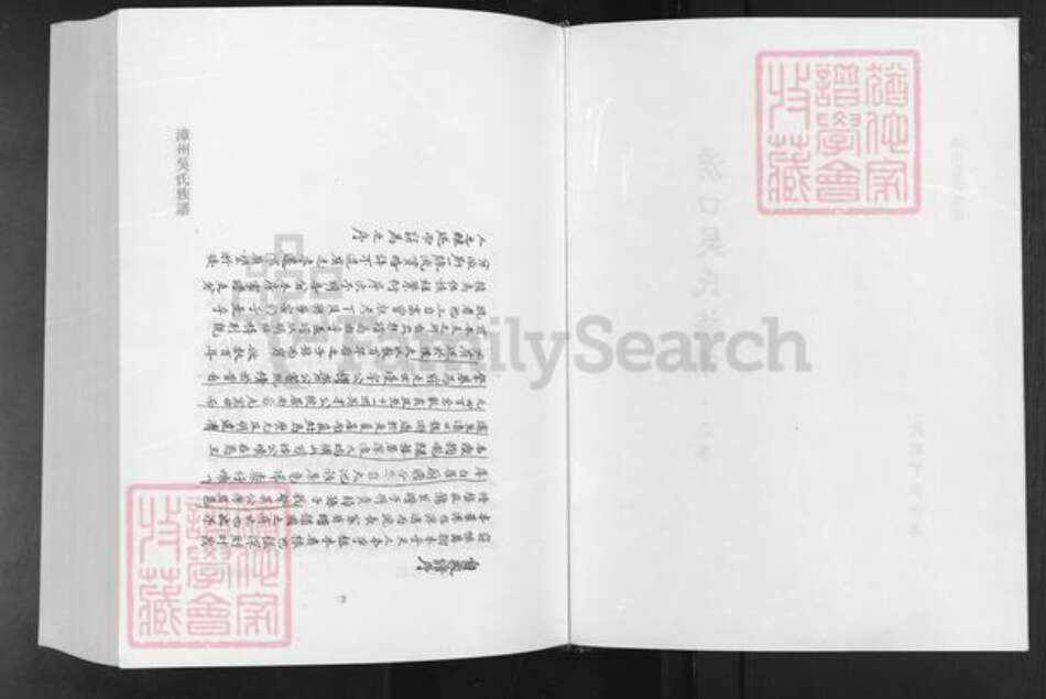 福建省漳州市南靖县吴氏族谱-漳州吴氏族谱.pdf电子版预览图1