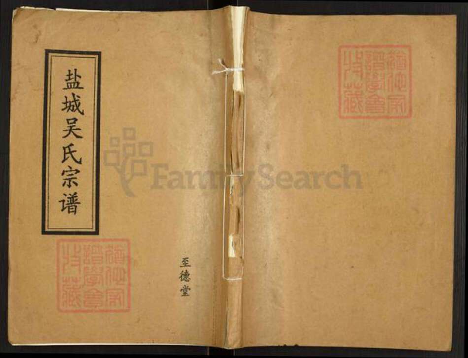 江苏省盐城市建湖县高作镇吴氏至德堂族谱-盐城吴氏宗谱.pdf电子版缩略图