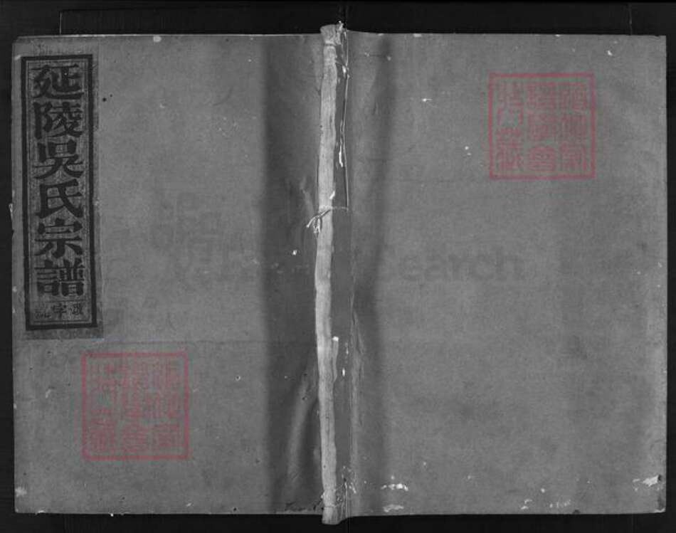 浙江省吴氏族谱-延陵吴氏宗谱 [4卷].pdf电子版预览图1