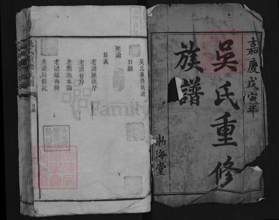 湖南省邵阳市隆回县沅江吴氏族谱-吴氏重修族谱.pdf电子版预览图1