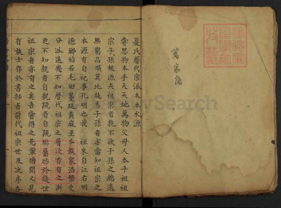 湖北省黄冈市罗田县大崎镇夏氏族谱-夏氏巽初支谱.pdf电子版预览图2