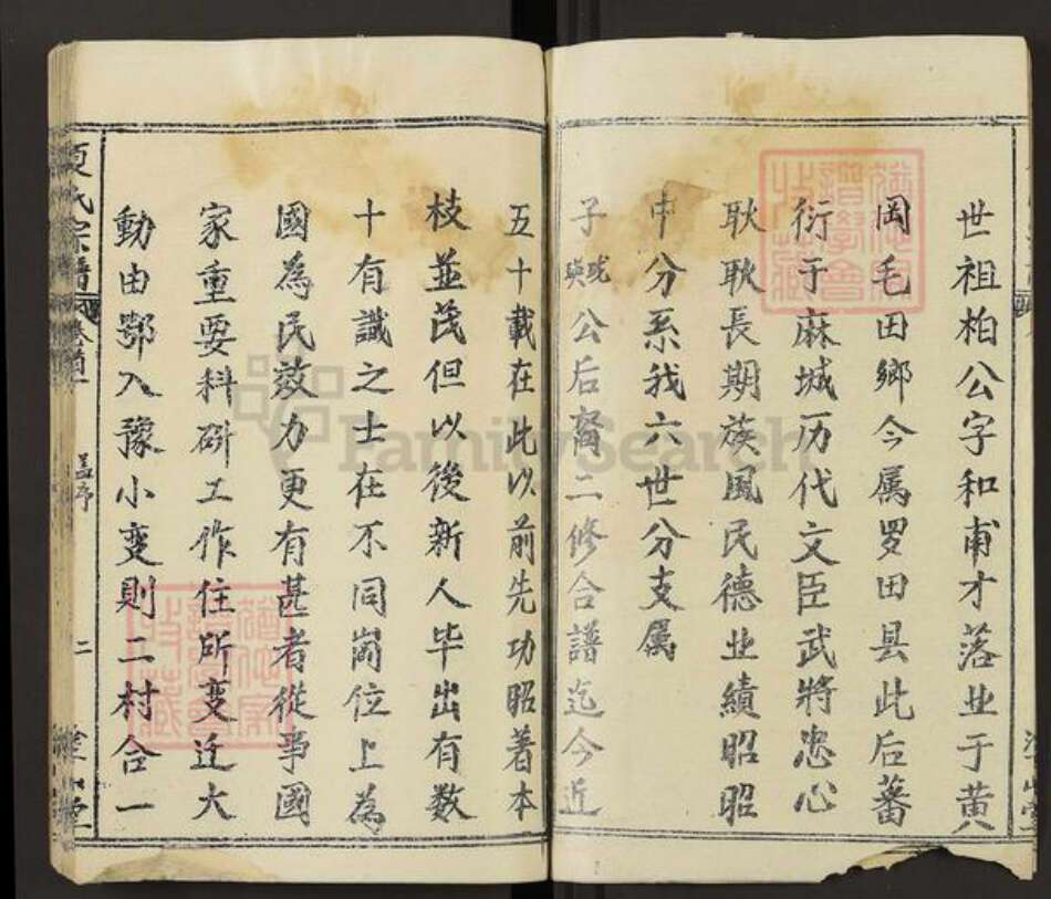 湖北省黄冈市罗田县大崎镇夏氏涂山堂族谱-夏氏宗谱.pdf电子版预览图3