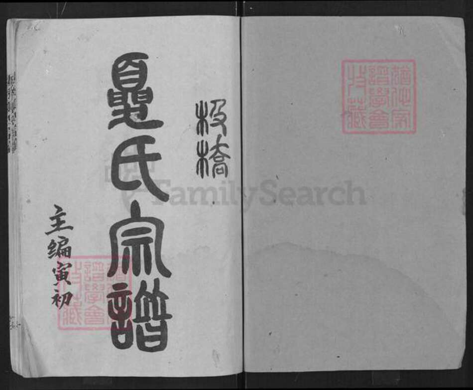 湖北省孝感市大悟县丰店镇夏氏秘书堂族谱-板桥夏氏宗谱.pdf电子版预览图1