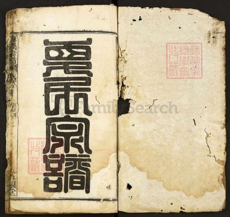 湖北省黄冈市罗田县大崎镇夏氏五福堂族谱-夏氏宗谱.pdf电子版预览图1