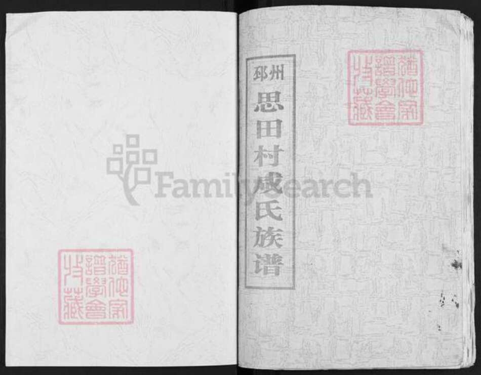 江苏省徐州市邳州市邢楼镇咸氏族谱-邳州思田村咸氏族谱.pdf电子版预览图1