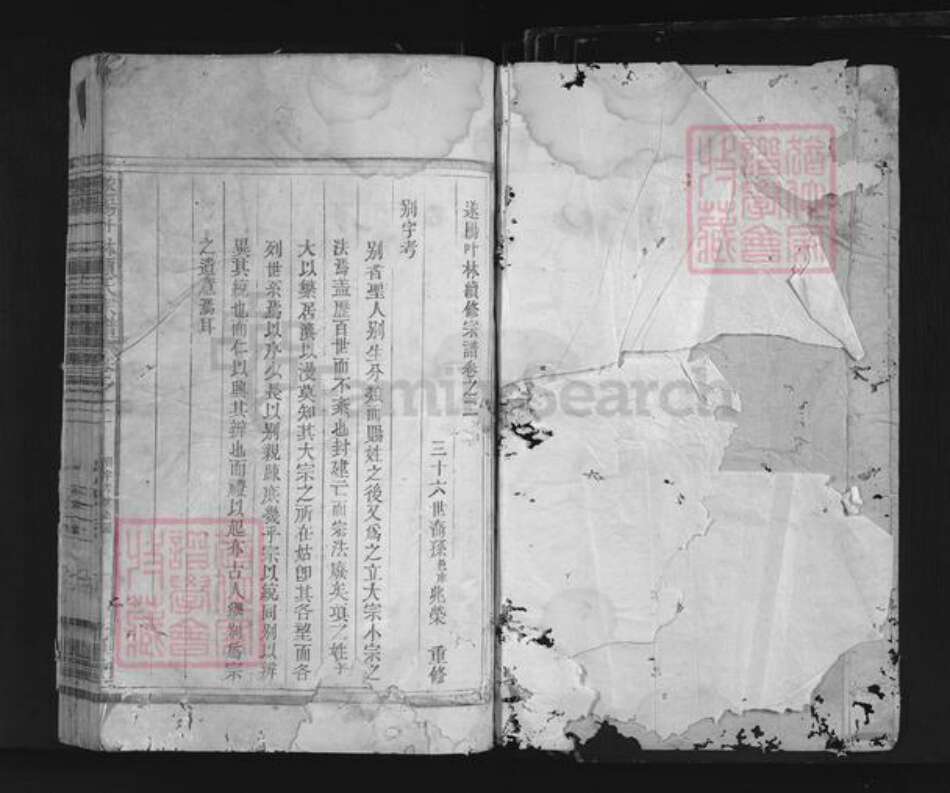 浙江省杭州市淳安县县中洲镇项氏光祖堂族谱-遂阳叶林项氏宗谱.pdf电子版预览图1