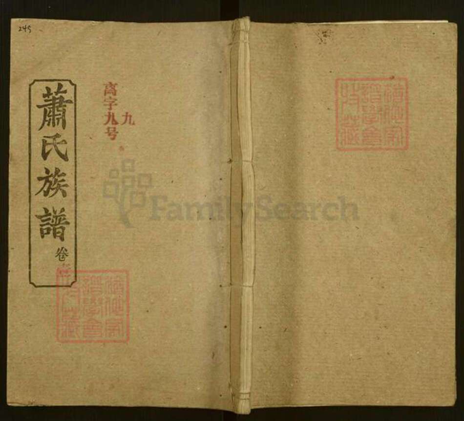 湖南省娄底市涟源市茅塘镇萧氏麟阁堂族谱-涧溪萧氏续修族谱.pdf电子版缩略图