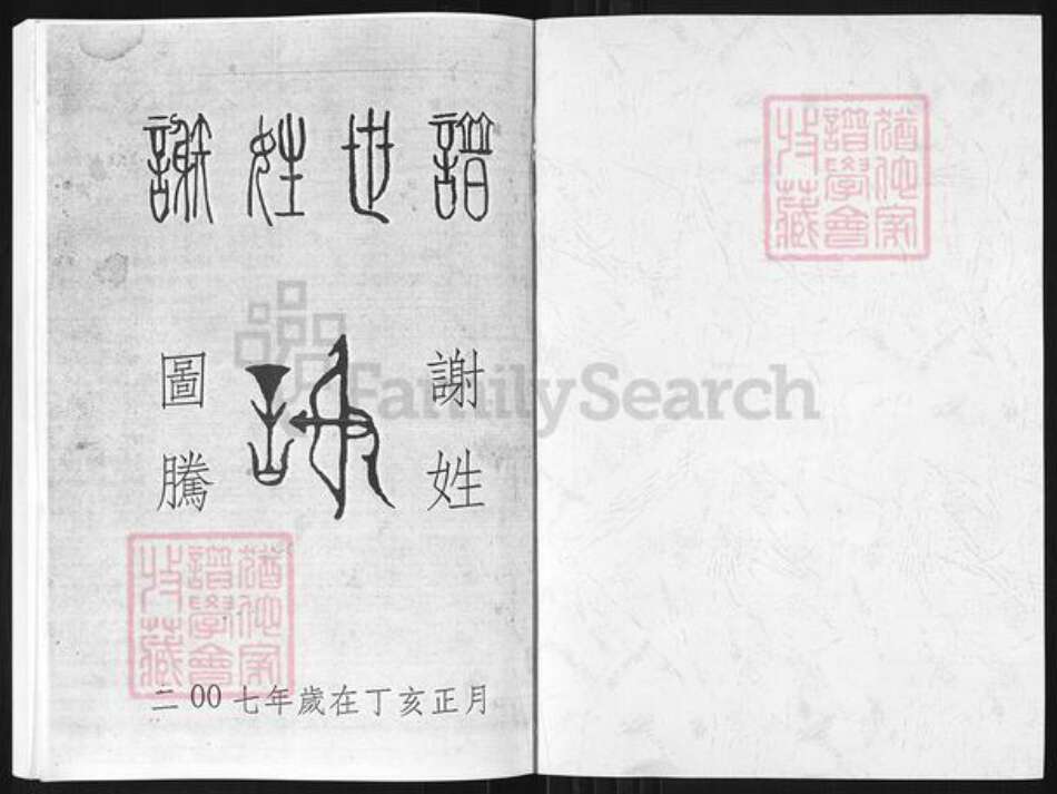 山东省淄博市博山区谢氏族谱-谢氏世谱.pdf电子版预览图1