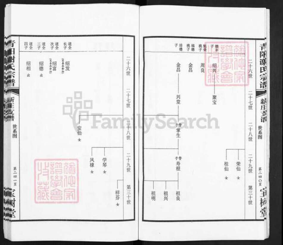 江苏省无锡市锡山区谢氏宝树堂族谱-青阳谢氏宗谱.新庄支谱.pdf电子版预览图4