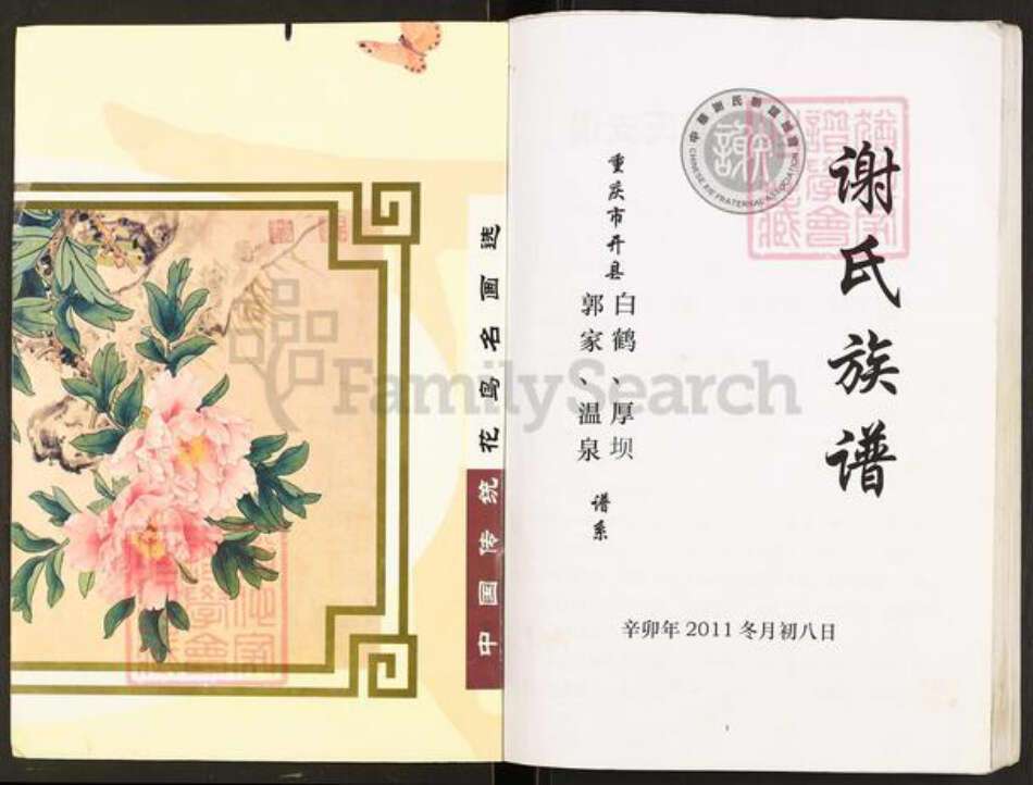 重庆市开州区谢氏宝树堂族谱-开县鸡公山谢氏支谱.pdf电子版预览图1