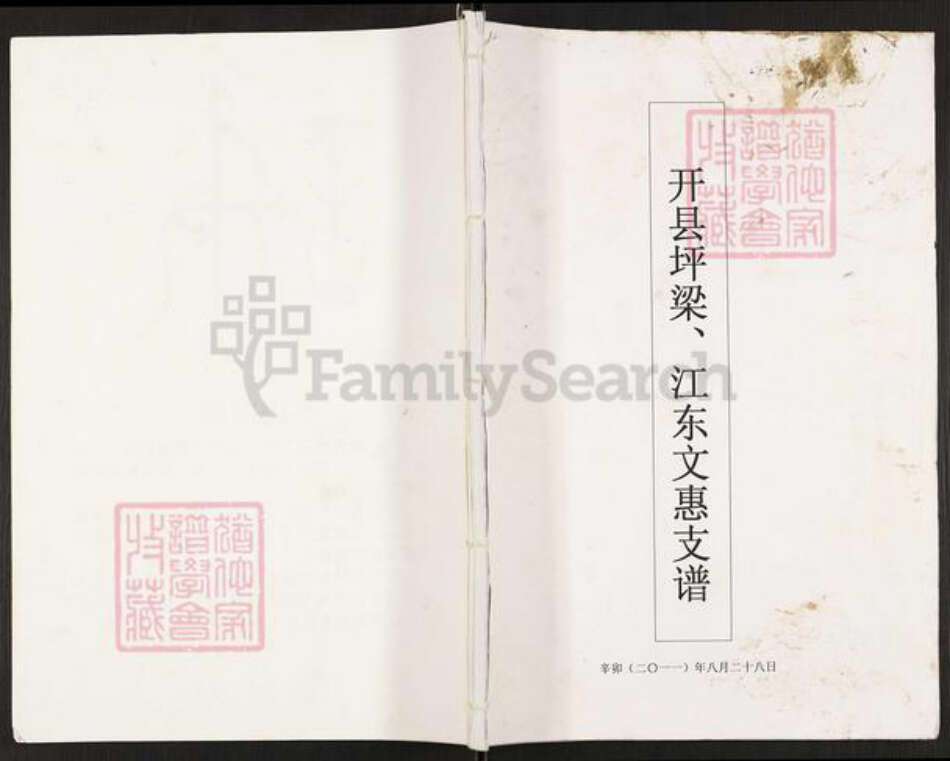 重庆市万州开县温泉镇谢氏宝树堂族谱-开县坪梁.江东文惠支谱.pdf电子版缩略图