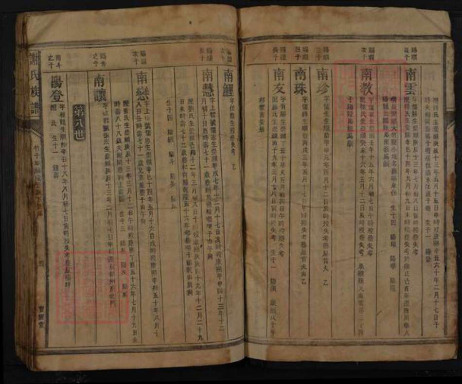 湖南省郴州市桂阳县谢氏宝树堂族谱-谢氏族谱.pdf电子版预览图4