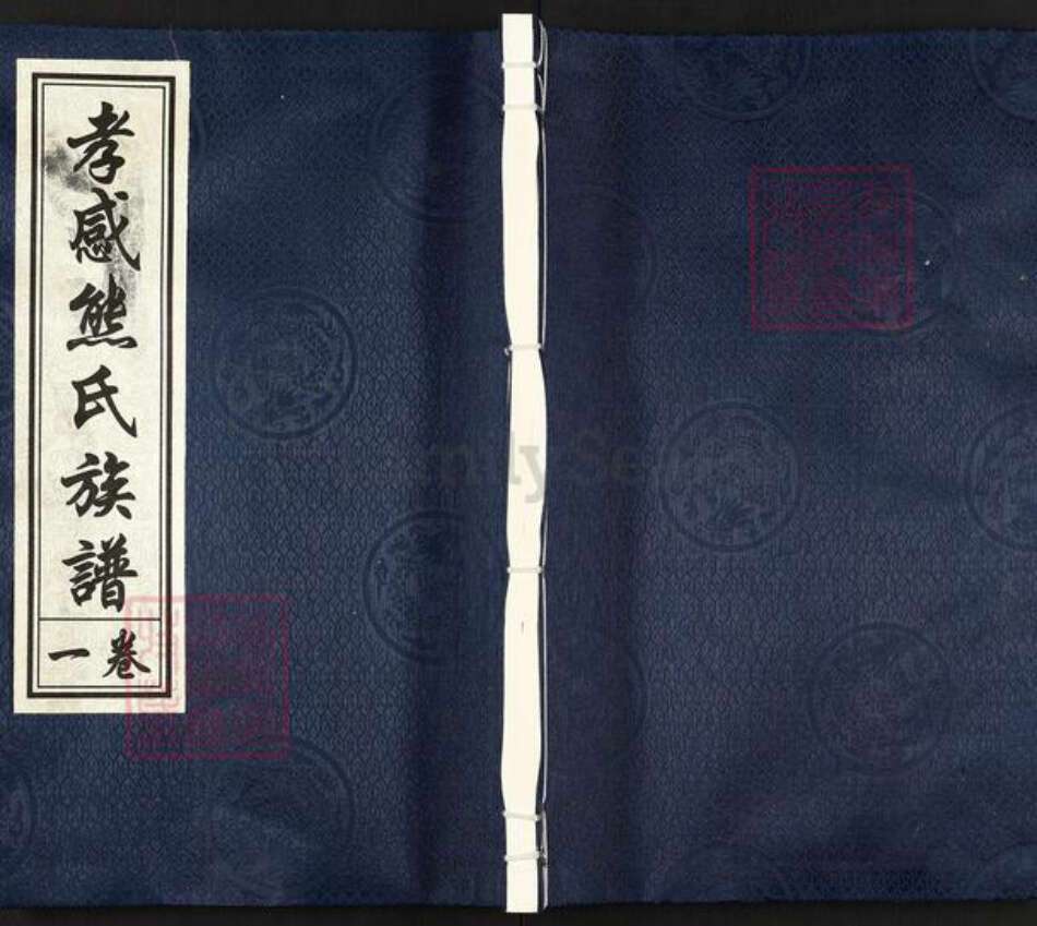 湖北省孝感市孝南区熊氏两钱堂族谱-孝感熊氏族谱.pdf电子版缩略图