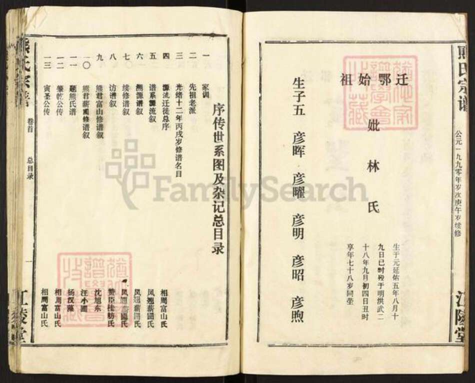 湖北省荆州市监利县熊氏江陵堂族谱-熊氏宗谱.pdf电子版预览图5