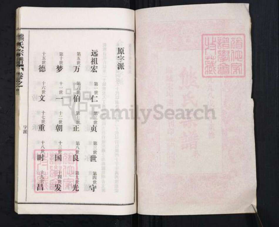 湖北省黄冈市红安县熊氏江陵堂族谱-熊氏宗谱.pdf电子版预览图1