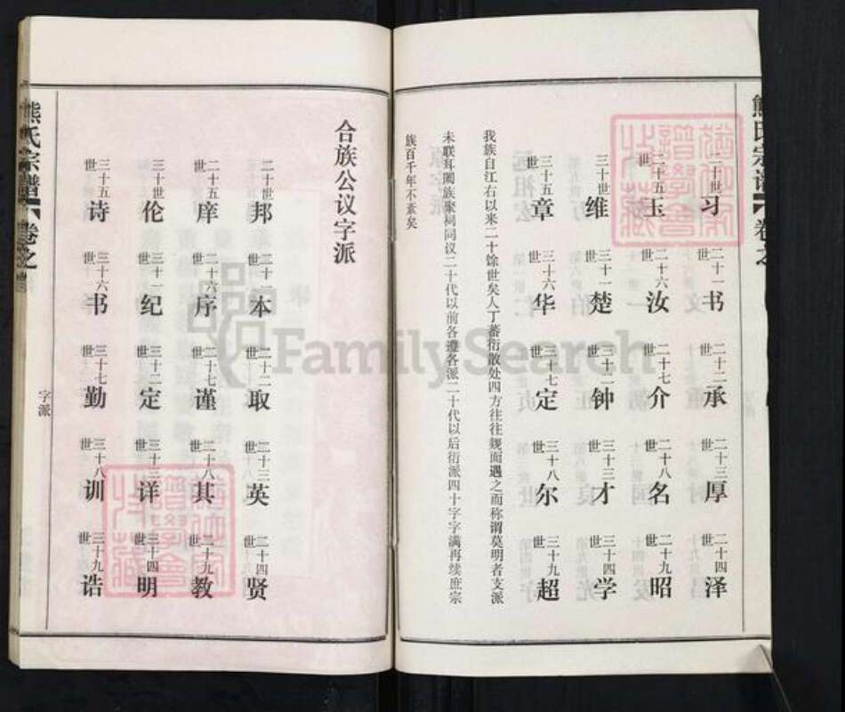 湖北省黄冈市红安县熊氏江陵堂族谱-熊氏宗谱.pdf电子版预览图2