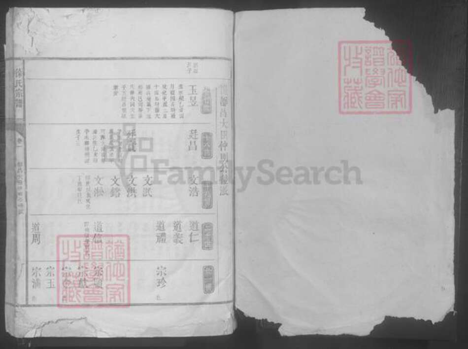 江西省九江市都昌县徐氏族谱-徐氏宗谱 [存卷1].pdf电子版预览图1