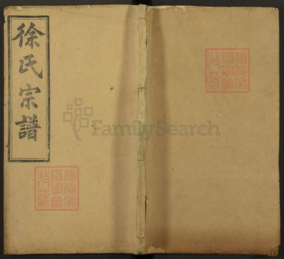 湖北省黄冈市罗田县徐氏清和堂族谱-徐氏宗谱.pdf电子版缩略图