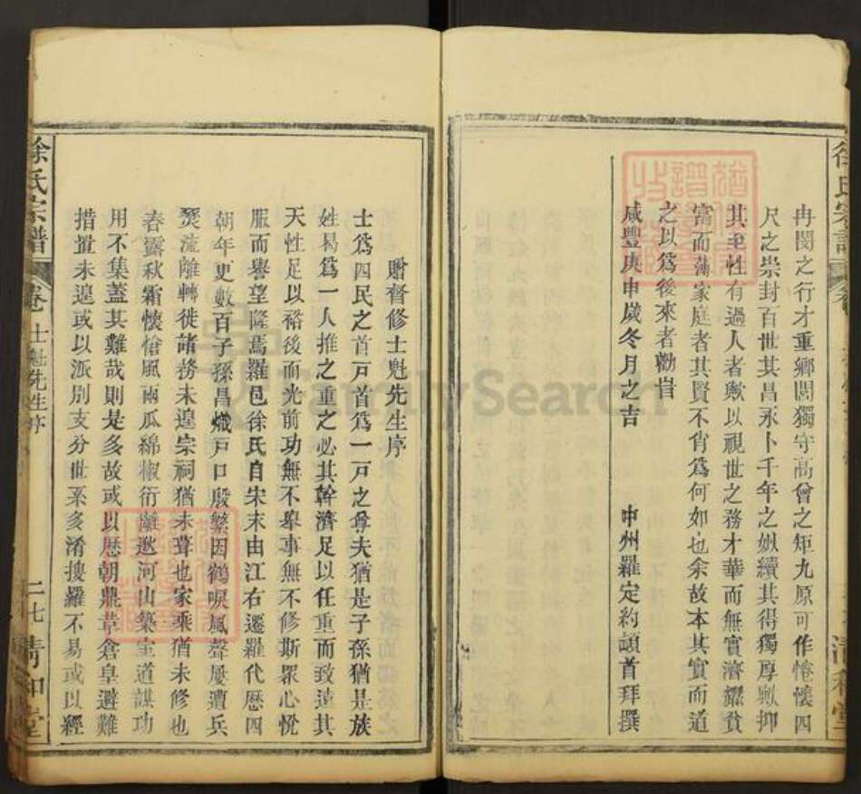 湖北省黄冈市罗田县徐氏清和堂族谱-徐氏宗谱.pdf电子版预览图3