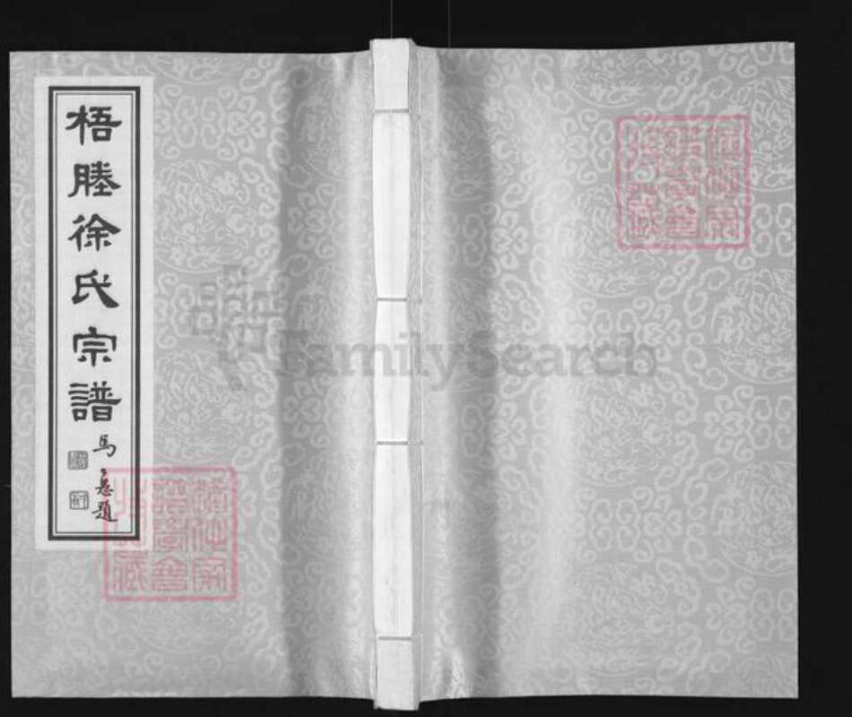 江苏省无锡市江阴市徐氏族谱-梧塍徐氏宗谱.pdf电子版缩略图