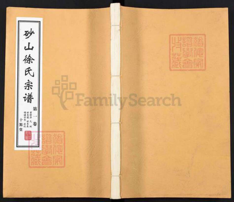 江苏省无锡市江阴市周庄镇徐氏十笏堂族谱-砂山徐氏宗谱.pdf电子版缩略图