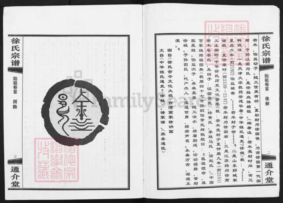 安徽省安庆市望江县徐氏通介堂族谱-徐氏宗谱.pdf电子版预览图2