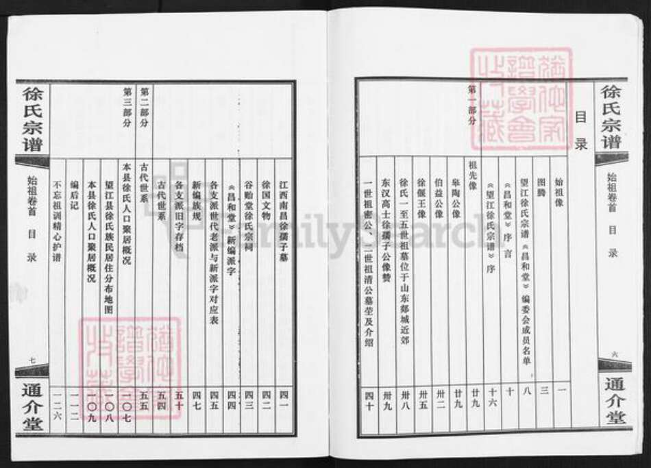 安徽省安庆市望江县徐氏通介堂族谱-徐氏宗谱.pdf电子版预览图4