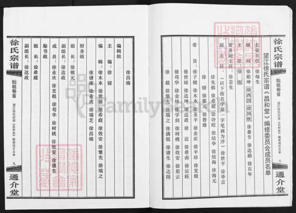 安徽省安庆市望江县徐氏通介堂族谱-徐氏宗谱.pdf电子版预览图5