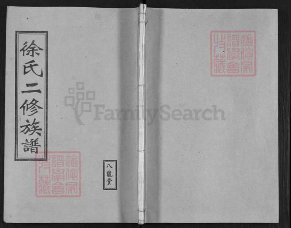 湖南省永州市徐氏八龙堂族谱-徐氏二修族谱.pdf电子版缩略图