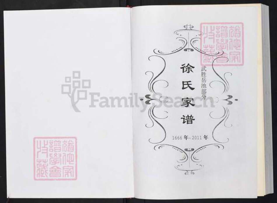 四川省广安市武胜县徐氏族谱-徐氏家谱.pdf电子版预览图1