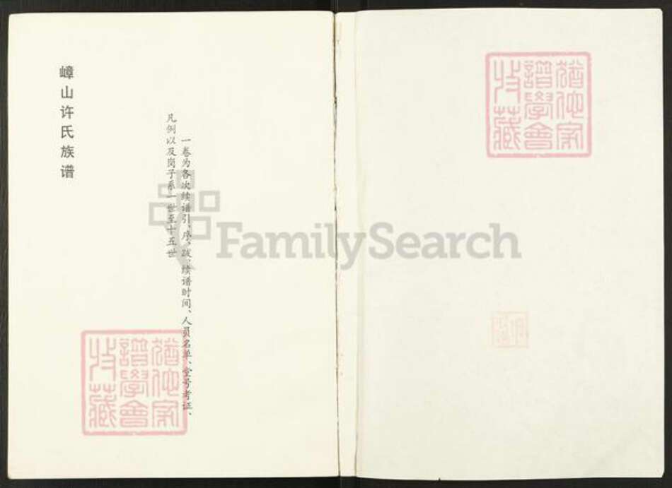 安徽省宿州市萧县丁里镇许氏太岳堂族谱-嶂山许氏族谱.pdf电子版预览图2