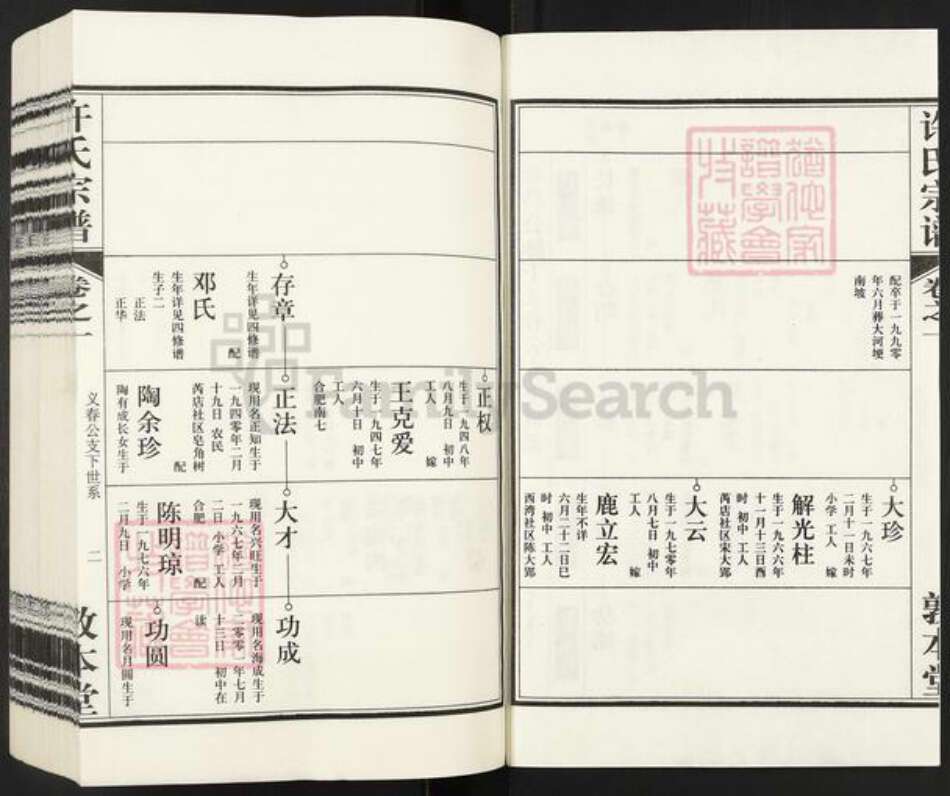 安徽省合肥市肥西县上派镇许氏敦本堂族谱-许氏宗谱.pdf电子版预览图2