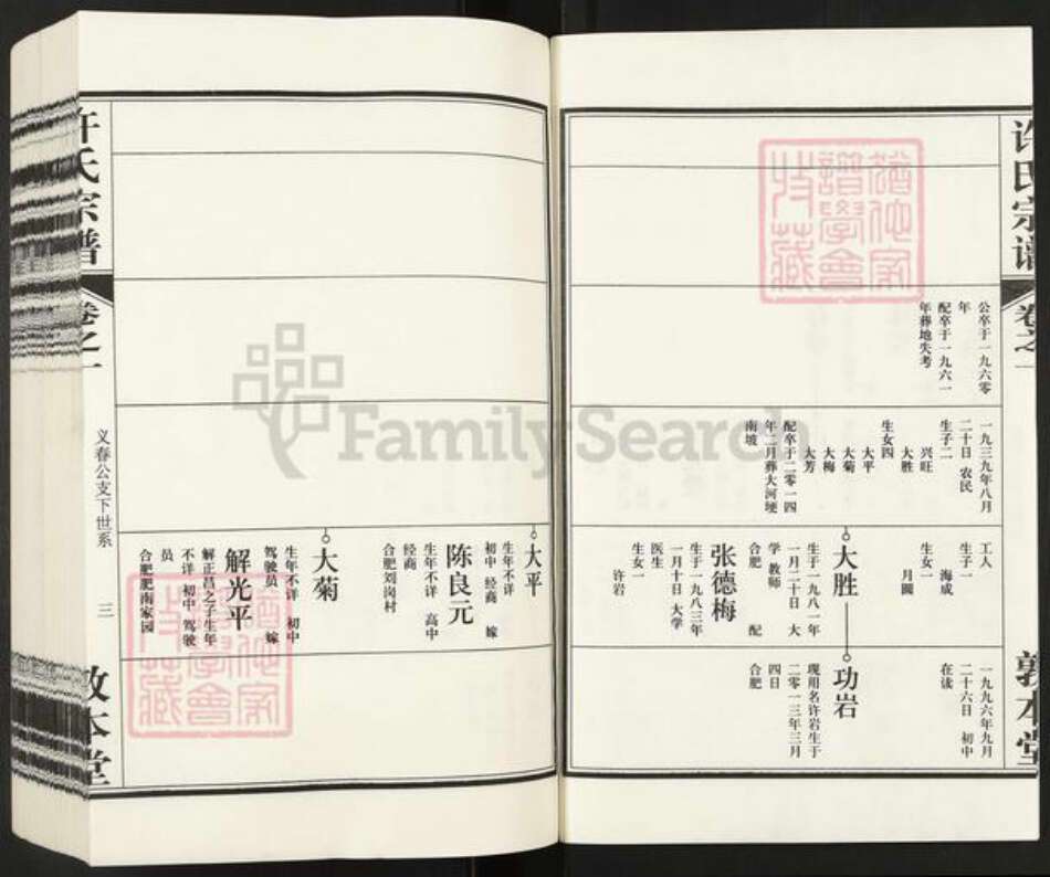 安徽省合肥市肥西县上派镇许氏敦本堂族谱-许氏宗谱.pdf电子版预览图3