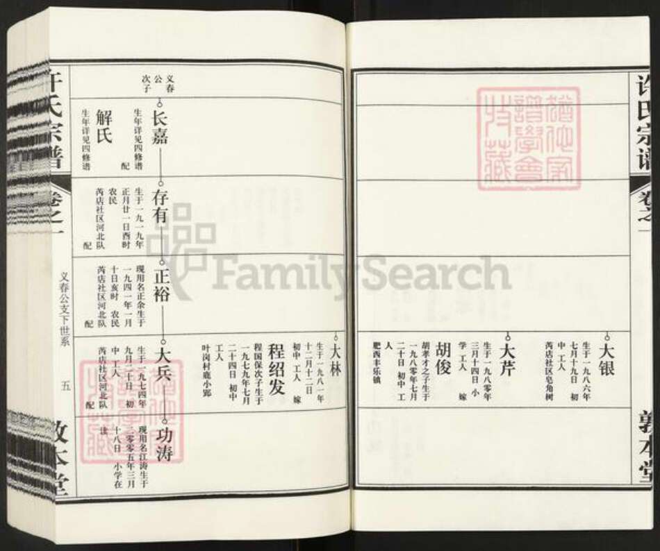 安徽省合肥市肥西县上派镇许氏敦本堂族谱-许氏宗谱.pdf电子版预览图5