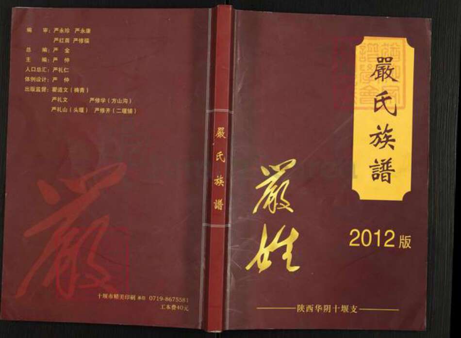 湖北省十堰市郧阳区严氏族谱-严氏族谱.pdf电子版缩略图