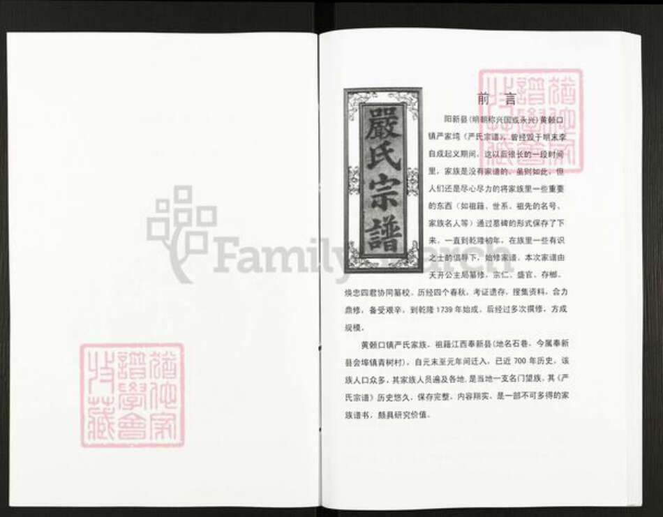 湖北省黄石市阳新县严氏族谱-严氏宗谱细湖塘卷.pdf电子版预览图2