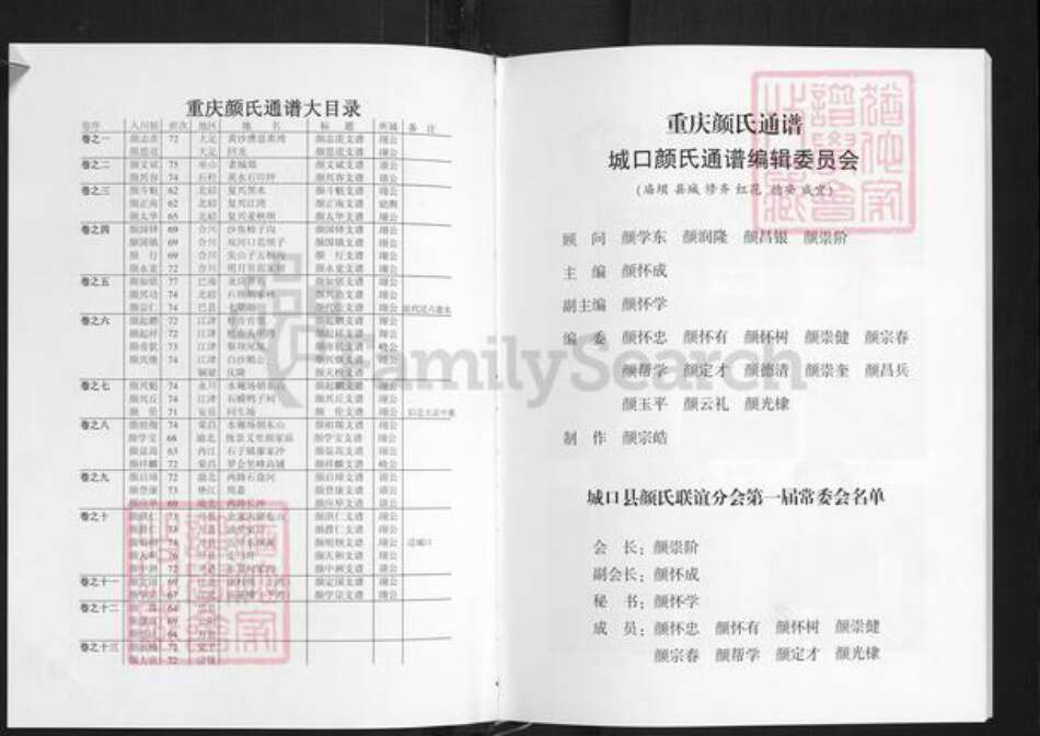 重庆市城口县颜氏族谱-重庆颜氏宗谱.城口地区颜氏通谱.pdf电子版预览图2