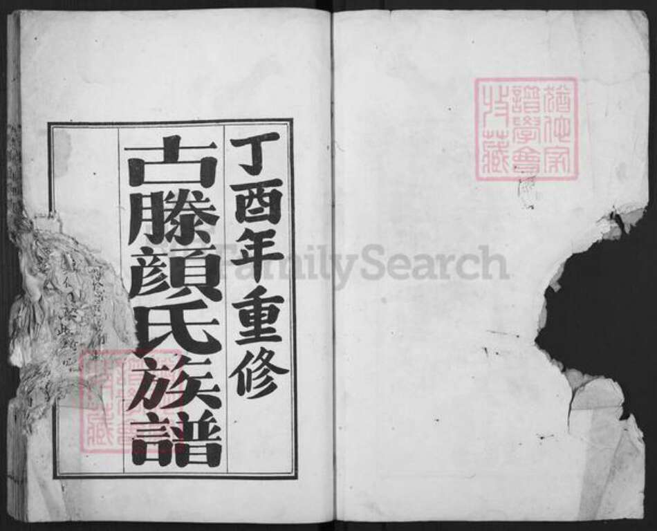 山东省枣庄市滕州市颜氏族谱-古滕颜氏族谱.pdf电子版预览图1