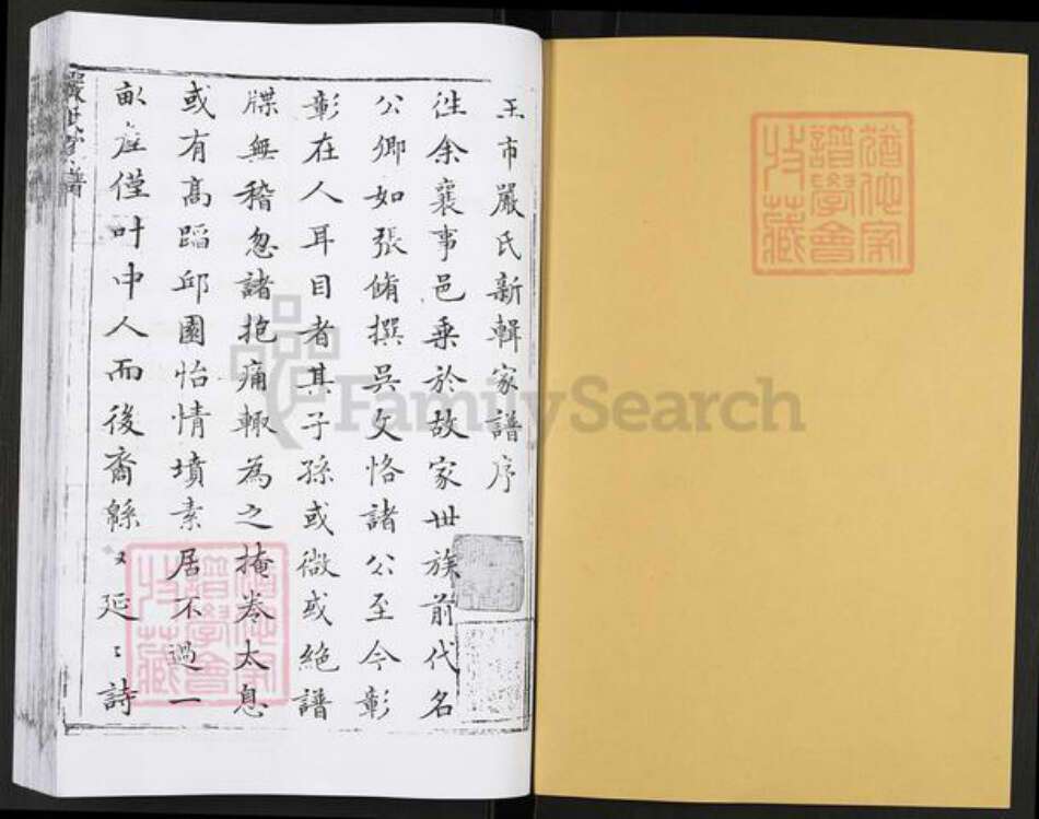 江苏省苏州市常熟市海虞镇严氏族谱-严氏世谱.pdf电子版预览图1