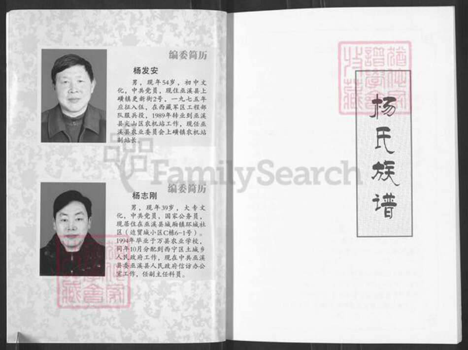 重庆市巫溪县上磺镇杨氏族谱-杨氏族谱.pdf电子版预览图3