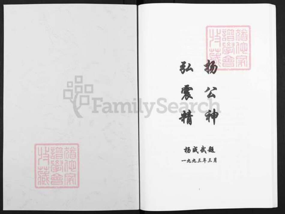 四川省宜宾市叙州区杨氏四知堂族谱-杨氏族谱.pdf电子版预览图1