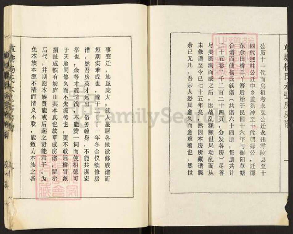 湖南省衡阳市祁东县河洲镇杨氏族谱-草塘杨氏.永弘房房谱.pdf电子版预览图2