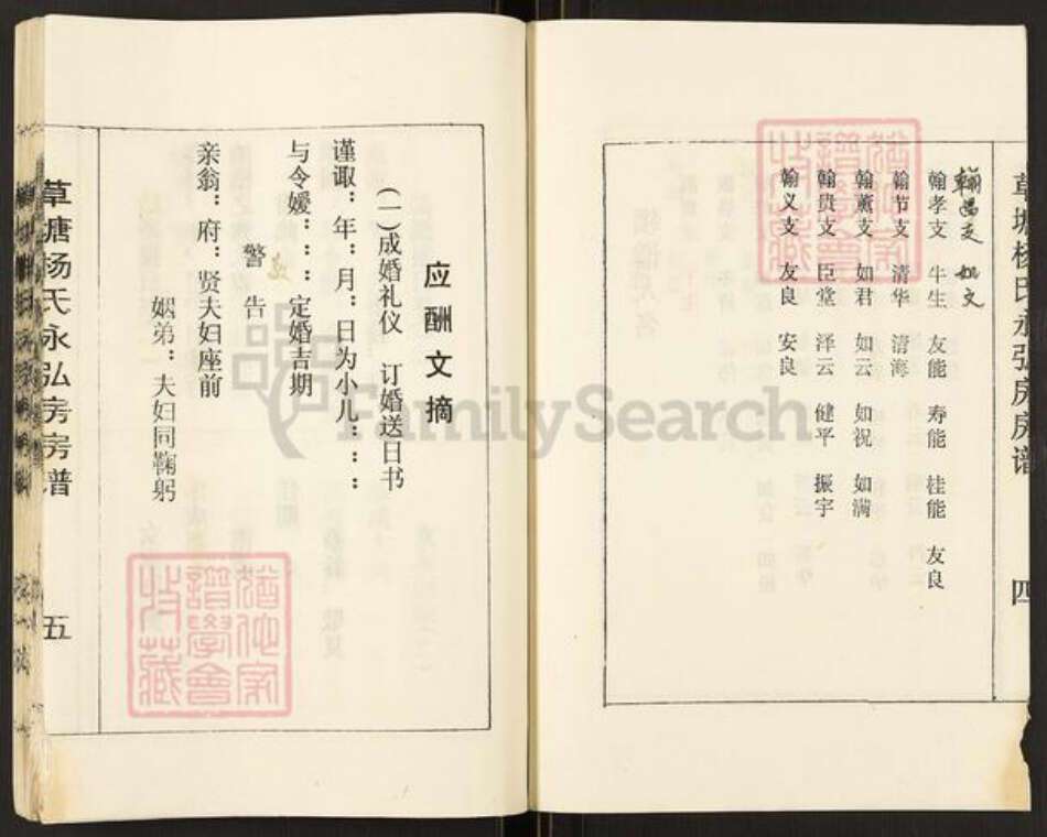 湖南省衡阳市祁东县河洲镇杨氏族谱-草塘杨氏.永弘房房谱.pdf电子版预览图5