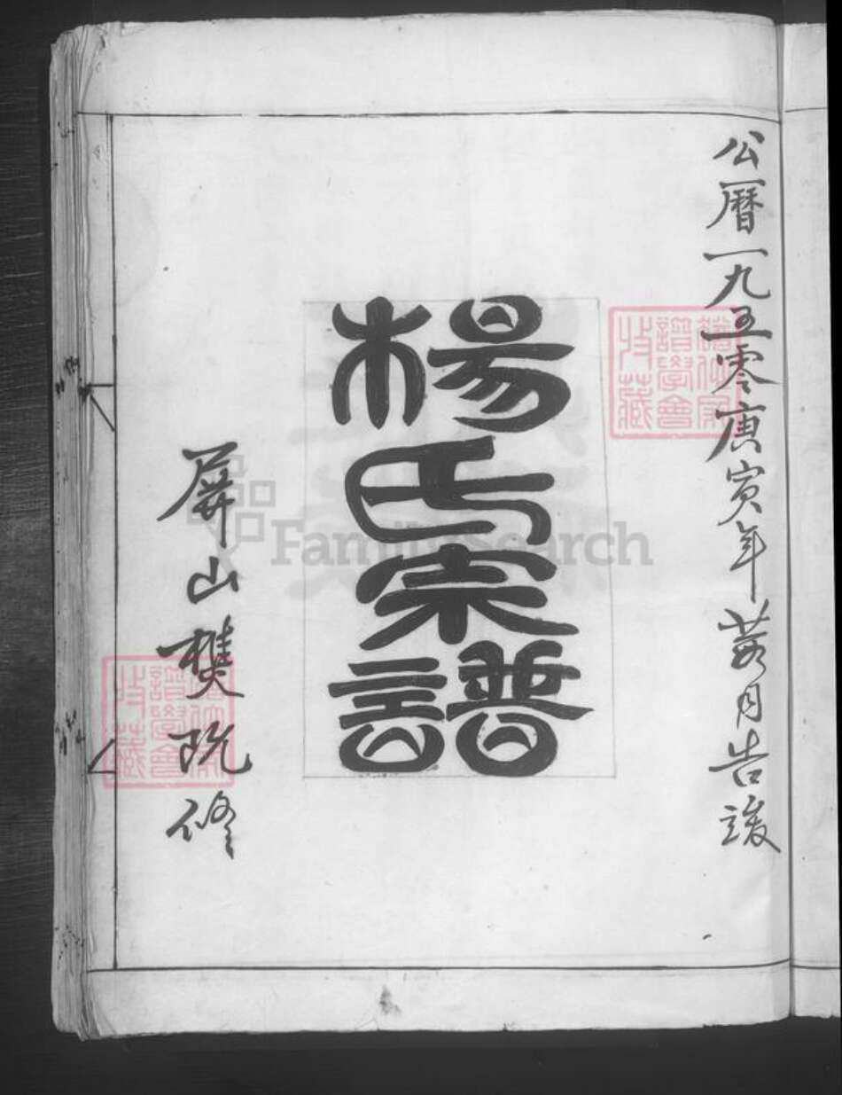 湖南省长沙市杨氏族谱-杨氏宗谱 [不分卷].pdf电子版预览图3