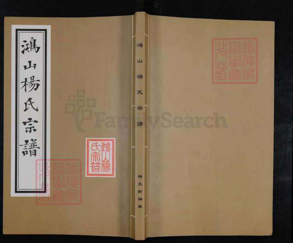 江苏省无锡市梁溪区杨氏崇兰堂族谱-鸿山杨氏宗谱.pdf电子版缩略图