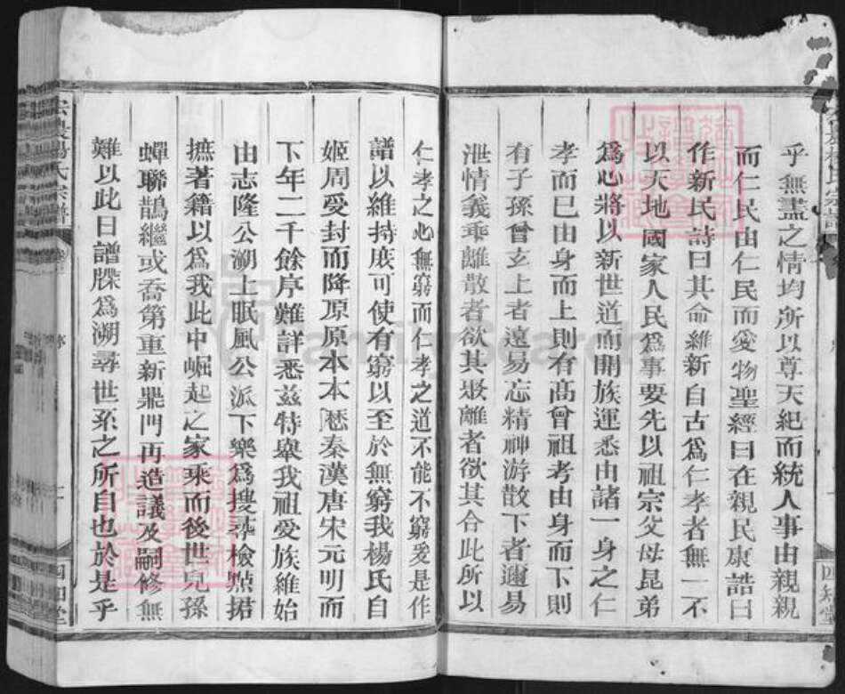 江西省上饶市广丰区横山镇杨氏四知堂族谱-杨氏宗谱.pdf电子版预览图2