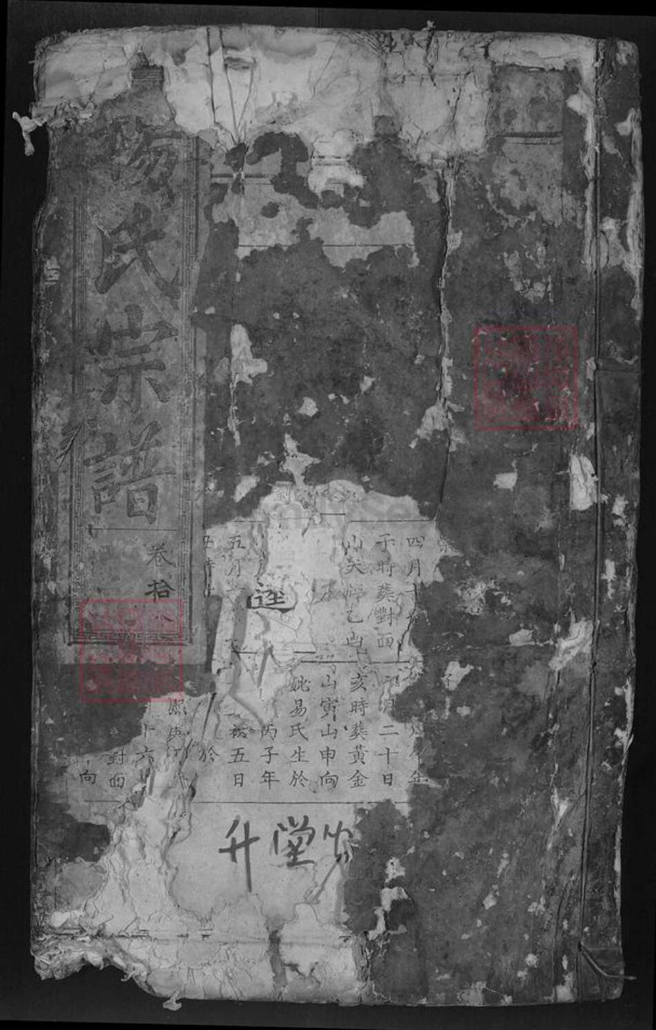 湖北省十堰市郧阳区杨氏四知堂族谱-杨氏宗谱.pdf电子版缩略图