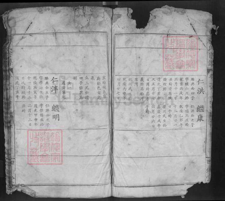 湖北省十堰市郧阳区杨氏四知堂族谱-杨氏宗谱.pdf电子版预览图5