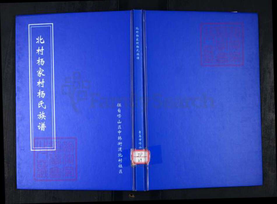 山东省青岛市崂山区杨氏族谱-北村杨家村杨氏族谱.pdf电子版缩略图