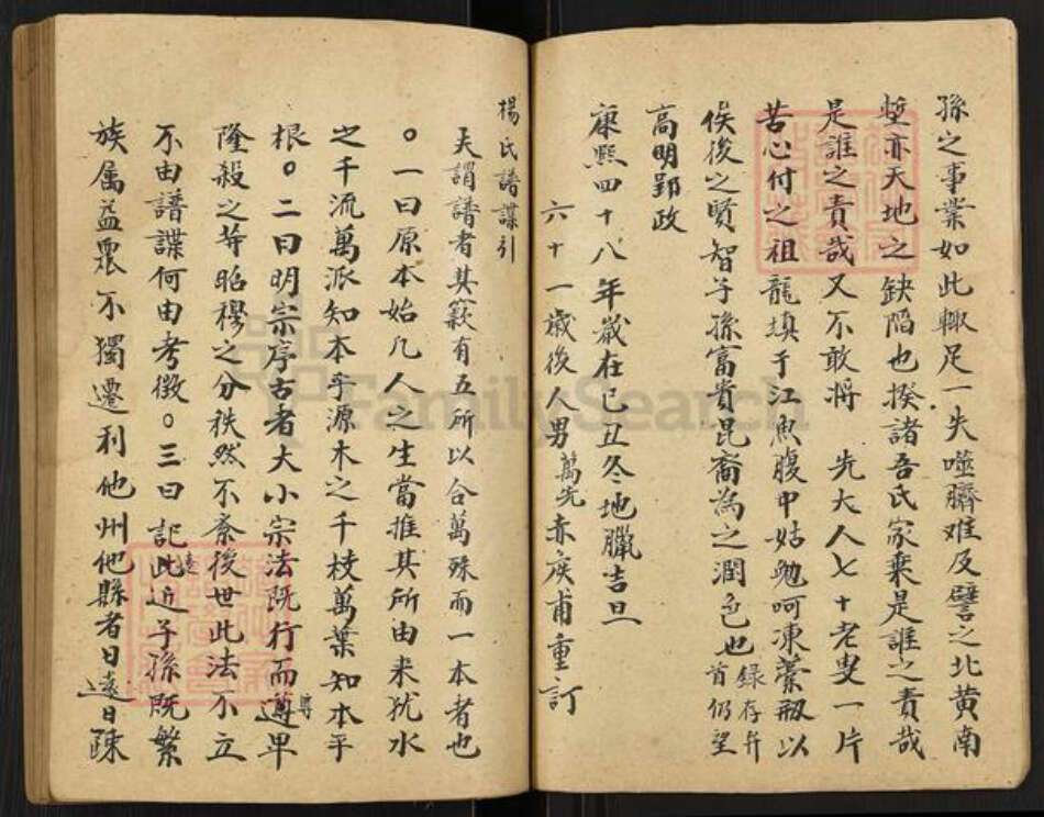 江苏省扬州市高邮市界首镇杨氏四知堂族谱-杨氏宗谱.pdf电子版预览图4